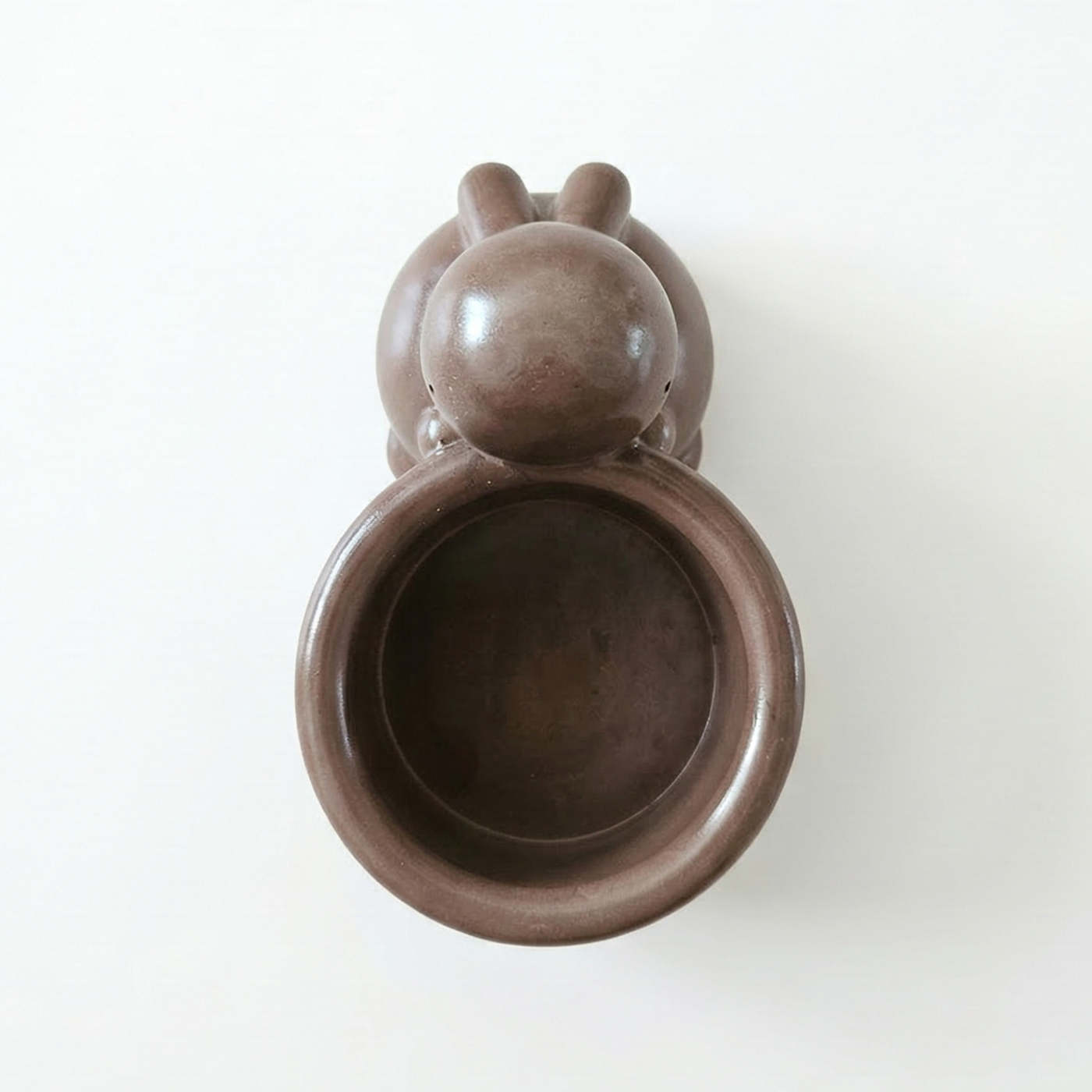 Castiçal Multifuncional Coelhinho - Castanho