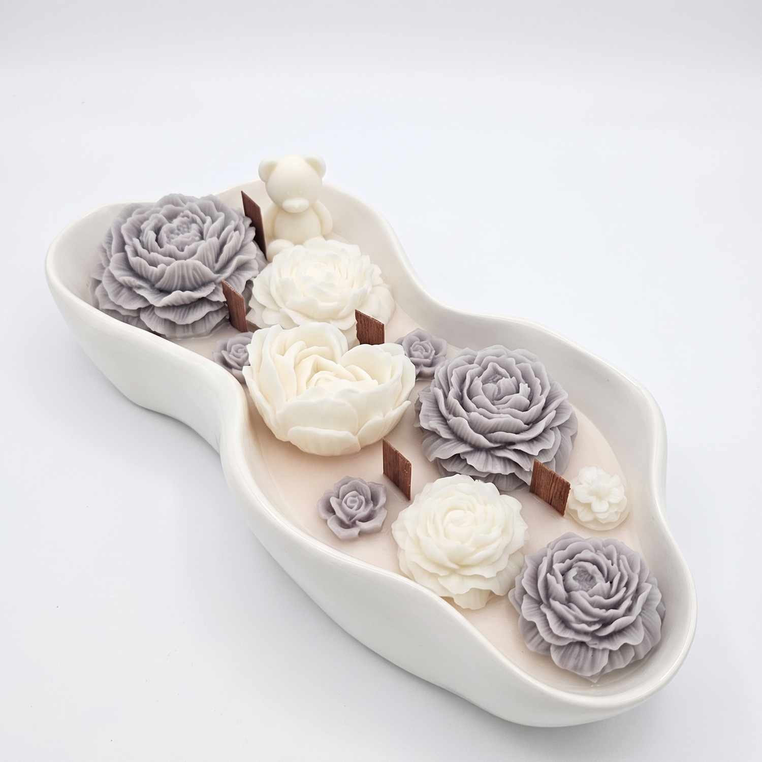 Vela Nuvem Florida - Branca / Cinza / Paris