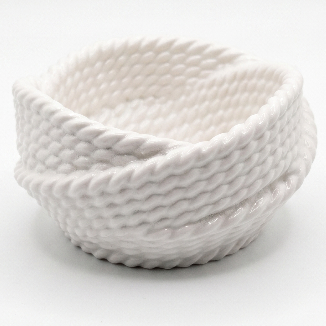 Castiçal de Design Fio – Branco