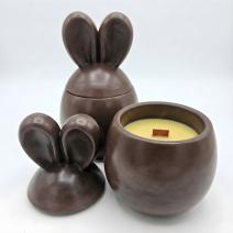 Vela Doce Coelho - Marrom / Lima, Manga
