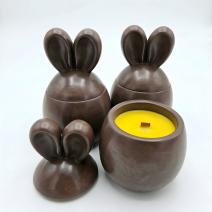 Vela Choco Crumb - Marrom / Baunilha