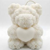 Vela Maxi Urso - Branco / Coco