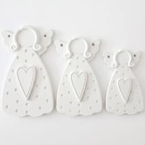 Conjunto Criativo de Moldes Memória – 3 peças / Branco