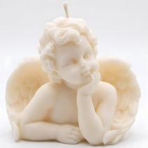 Vela Sonho Angelical - Branco / Coco