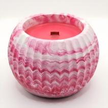 Vela Linha - Rosa, Branca / Cereja