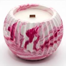 Vela Linha - Rosa, Branca / Coconut Island